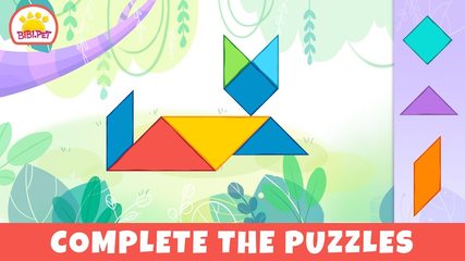 Screenshot 2: Bibi.Pet Pixel and Tangram Gam