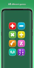 Screenshot 1: Game of addition, subtraction, multiply, division