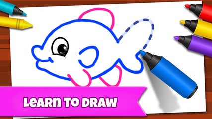 Screenshot 4: Drawing Games: Draw & Color