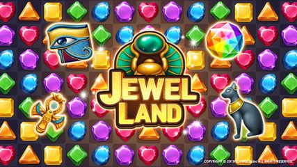 Screenshot 1: Jewel Land® : Match 3 puzzle