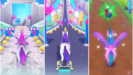 Screenshot 5: Unicorn Run - Race Horse Games