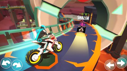 Screenshot 4: Gravity Rider: Space Bike Race