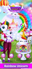 Screenshot 1: Unicorn Mommy Baby Pet Games 4+