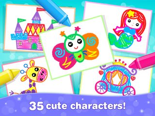 Screenshot 23: Bini Kids Drawing Games for Girls! Toddlers Apps!