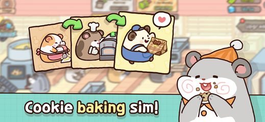 Screenshot 1: Hamster Cookie Factory
