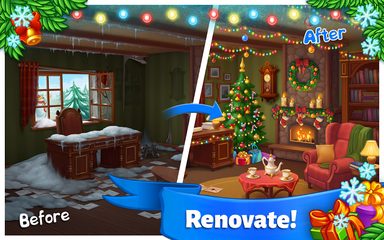 Screenshot 13: Farm Snow - Santa family story