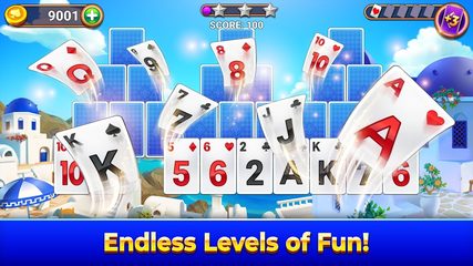 Screenshot 1: Solitaire TriPeaks: Grand Tour