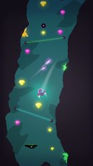 Screenshot 2: Cave FRVR - Spaceship Landing & Galaxy Exploration