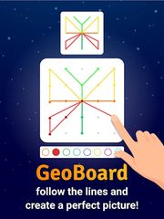 Screenshot 14: GeoBoard relaxing puzzle game drawing lines shapes