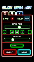 Screenshot 5: Glow Spin Art