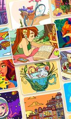 Screenshot 3: Color Stories: art gallery