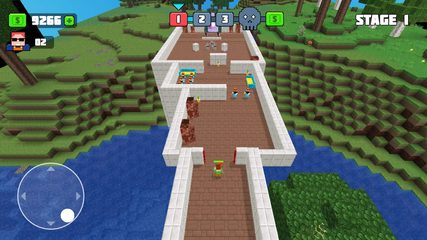 Screenshot 1: Craft Shooter: Blocky World 3D