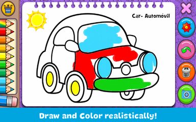 Screenshot 1: Coloring & Learn