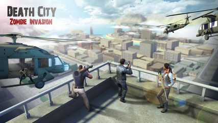 Screenshot 1: Death City : Zombie Invasion