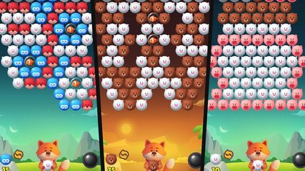Screenshot 1: Bubble Shooter - POP Animal
