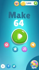 Screenshot 2: Make 64 - Merge Numbers Puzzle! Simple Casual Game