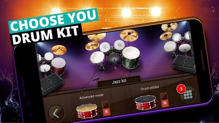 Screenshot 4: Drum Kit Music Games Simulator
