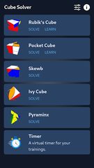 Screenshot 1: Cube Solver