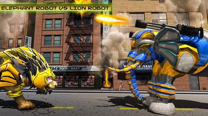 Screenshot 9: Elephant Vs Lion Robot Game