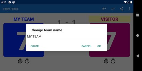 Screenshot 3: Volleyball Scoreboard