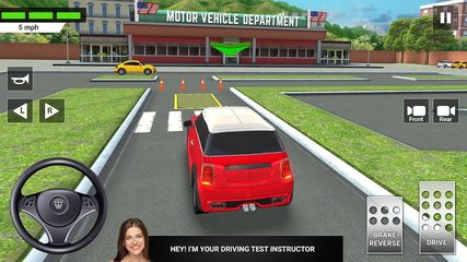 Screenshot 1: Car Driving & Parking School