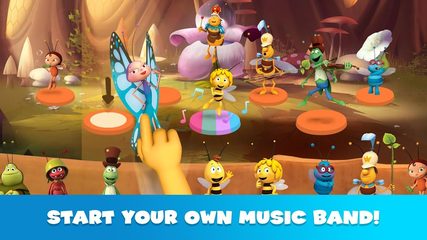 Screenshot 1: Maya The Bee: Music Band Academy for Kids