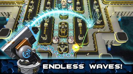 Screenshot 1: Sci-Fi Tower Defense Module TD