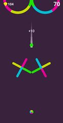 Screenshot 1: Color Fall Space Rider