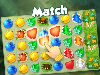 Screenshot 16: Bloomberry match-3 story. Merge fruits & decorate!