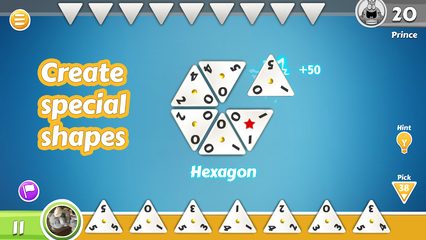 Screenshot 14: Triominos, Triangular Dominoes