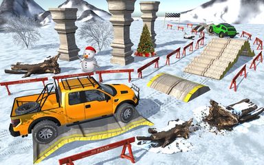 Screenshot 1: Offroad 4x4 : Car Parking & Car Driving Games 2021