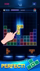 Screenshot 2: Glow Block Puzzle: Color Classic Puzzle Legend