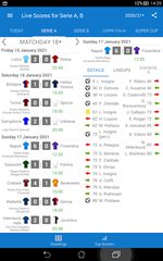 Screenshot 10: Live Scores for Serie A Italy 2021/2022