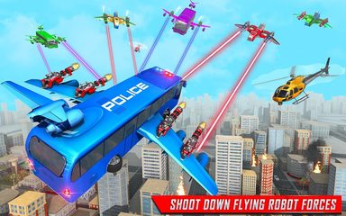 Screenshot 12: Flying Bus Robot Transform War