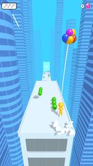 Screenshot 1: Balloon Boy 3D - Stack & Race