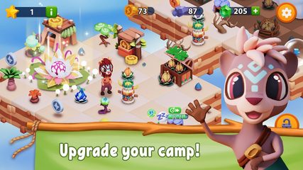 Screenshot 1: Savannah Merge! Safari animals