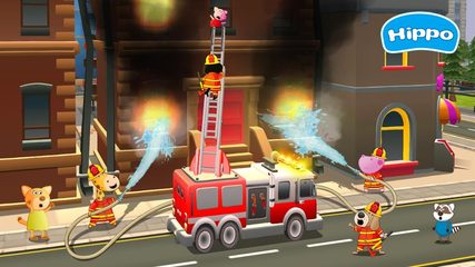 Screenshot 2: Professions for kids: Driver 3D