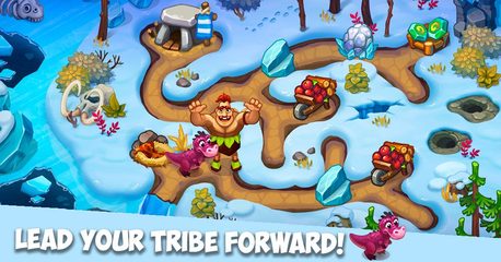 Screenshot 5: Caveman Dash - time management game