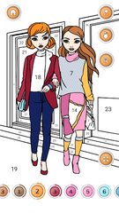 Screenshot 5: Girls Coloring Book - Color by Number for Girls