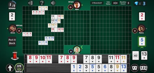 Screenshot 1: 101 Okey - Offline