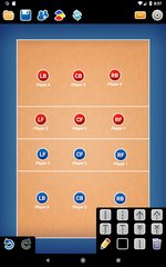 Screenshot 1: Coach Tactic Board: Volley