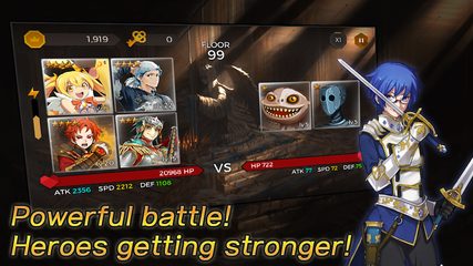 Screenshot 15: Secret Tower 500F (Super fast growing idle RPG)