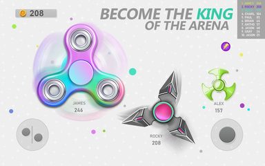 Screenshot 10: Realtime Fidget Spinner Games