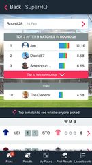 Screenshot 16: Superbru Predictor & Fantasy Sports Games
