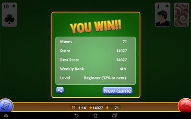 Screenshot 12: Classic Pyramid Solitaire Free