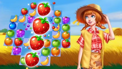 Screenshot 1: Farm Fruit Pop: Party Time