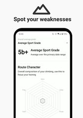 Screenshot 2: The Climbing App
