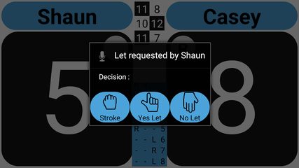Screenshot 2: Squore Squash Ref Tool