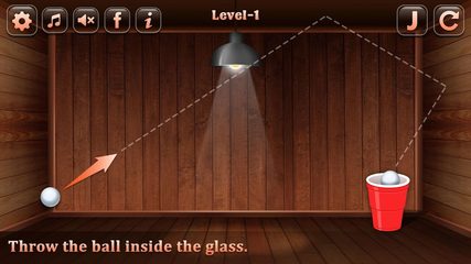 Screenshot 1: Glass Pong