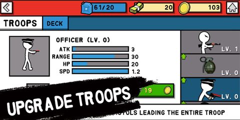 Screenshot 4: Stickman Army: WW Legacy Fight